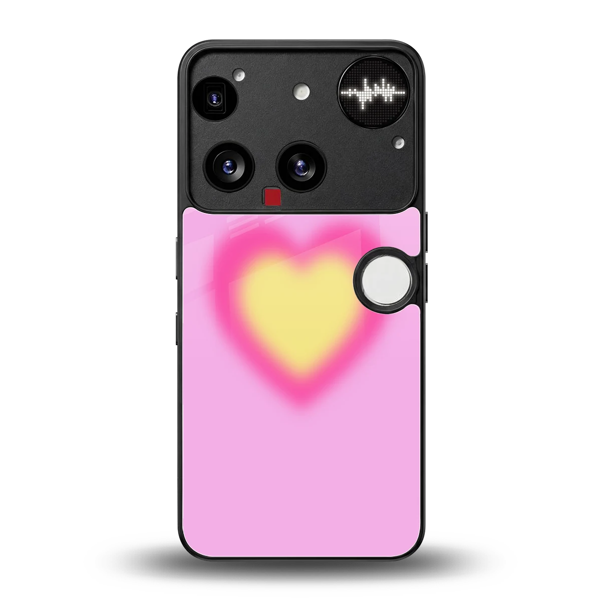 Heart Spectrum back phone cover | glass case for nothing phone 3