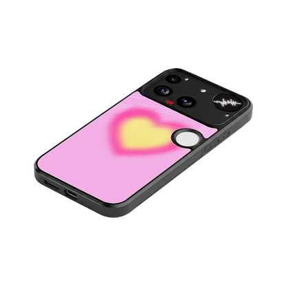 Heart Spectrum stylish phone case for nothing phone 3 | glossy glass and slim fit