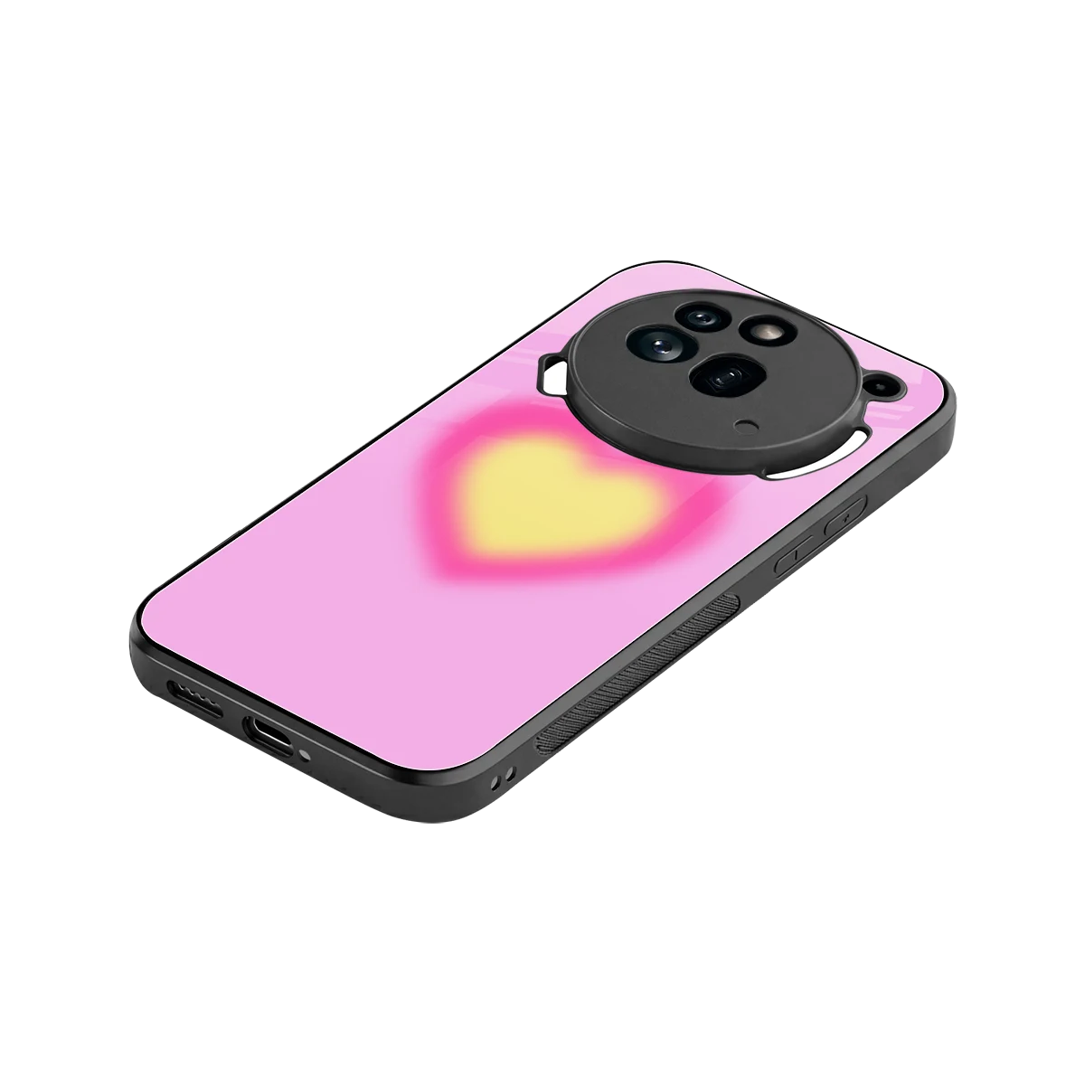 Heart Spectrum stylish phone case for nothing phone 3a pro | glossy glass and slim fit