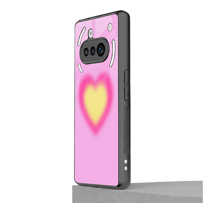 Heart Spectrum nothing phone 3a mobile cover | shockproof glass phone case