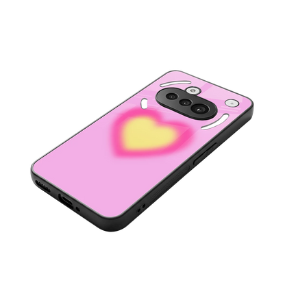 Heart Spectrum stylish phone case for nothing phone 3a | glossy glass and slim fit