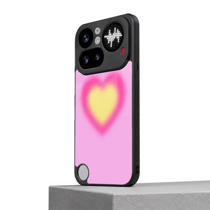 Heart Spectrum nothing phone 4a pro mobile cover | shockproof glass phone case