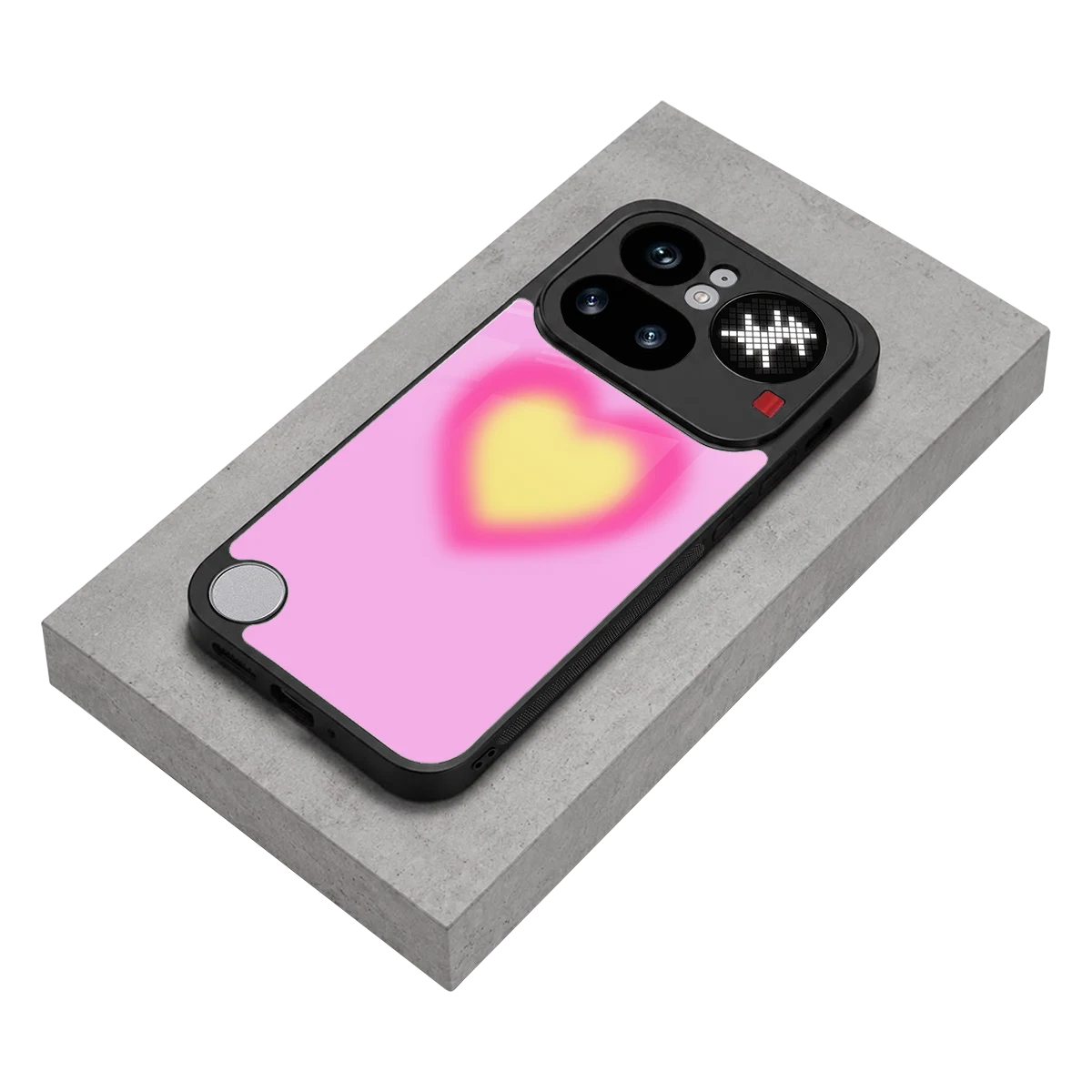 Heart Spectrum stylish phone case for nothing phone 4a pro | glossy glass and slim fit