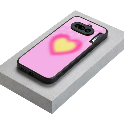 Heart Spectrum stylish phone case for nothing phone 4a | glossy glass and slim fit