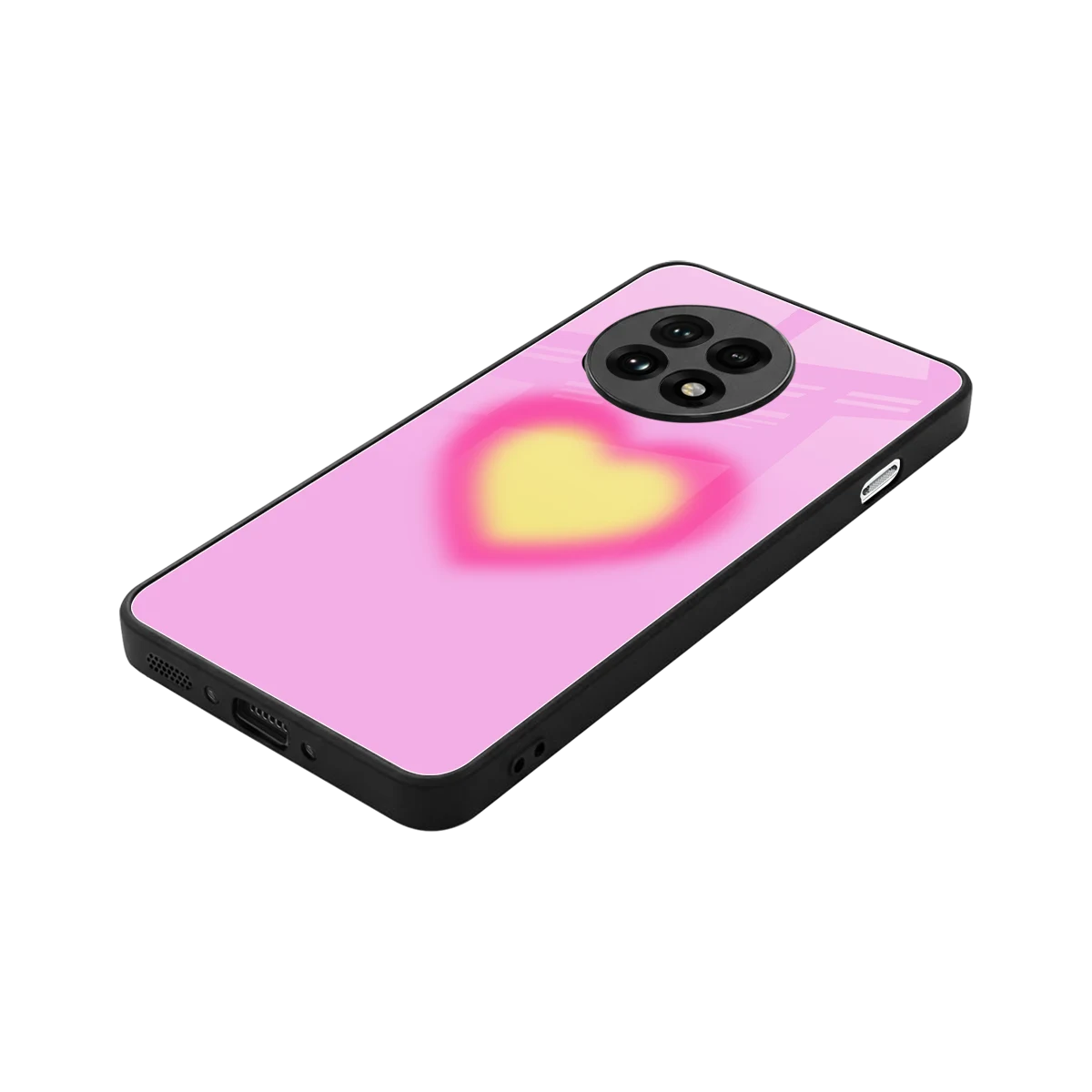 Heart Spectrum stylish phone case for oneplus 13r | glossy glass and slim fit