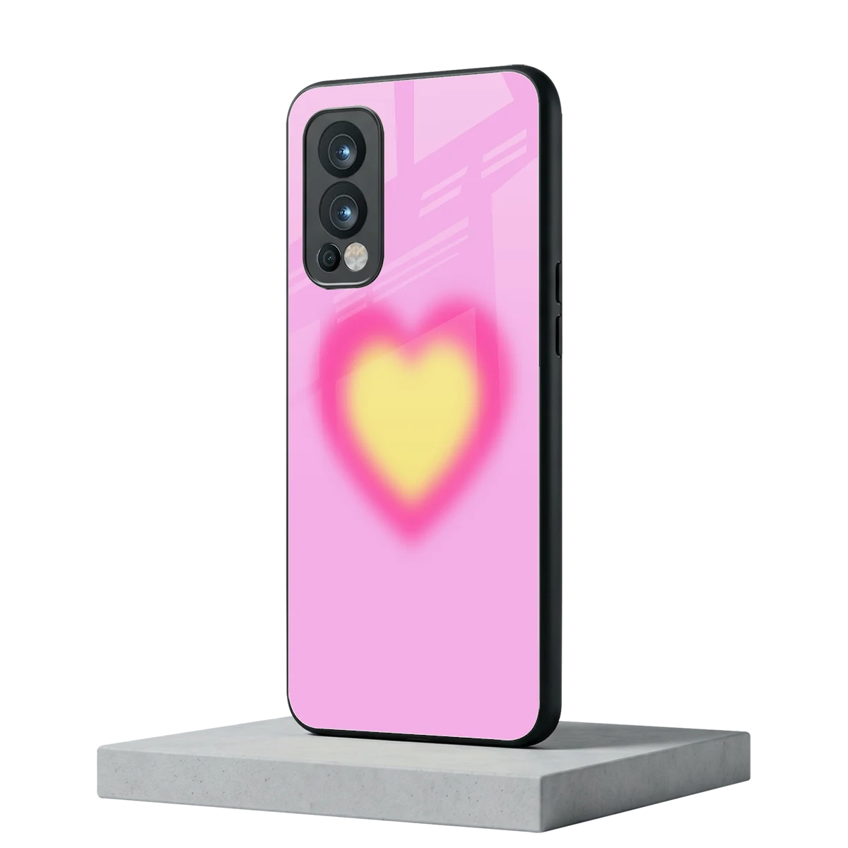Heart Spectrum oneplus nord 2 mobile cover | shockproof glass phone case