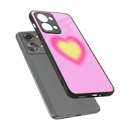 Heart Spectrum sleek oneplus nord 2t cover with tempered glass back and TPU edges