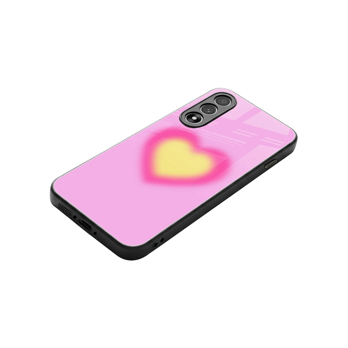 Heart Spectrum stylish phone case for oneplus nord 5 | glossy glass and slim fit