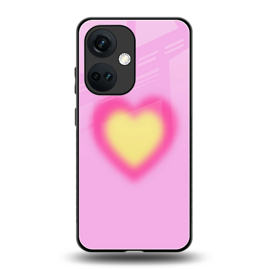 Heart Spectrum back phone cover | glass case for oneplus nord ce 3