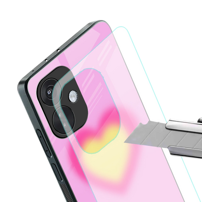 Heart Spectrum stylish phone case for oneplus nord ce 3 | glossy glass and slim fit