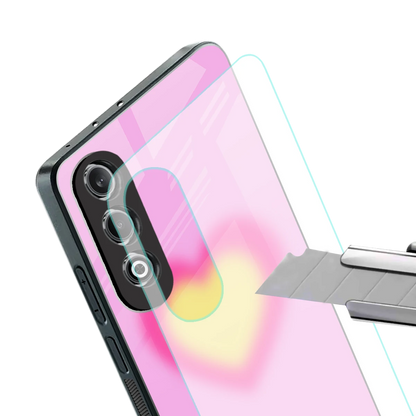 Heart Spectrum stylish phone case for oneplus nord ce 4 | glossy glass and slim fit