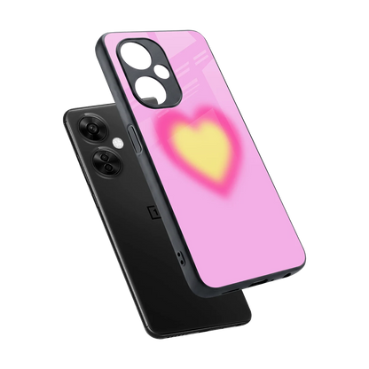 Heart Spectrum sleek oneplus nord ce 3 lite cover with tempered glass back and TPU edges