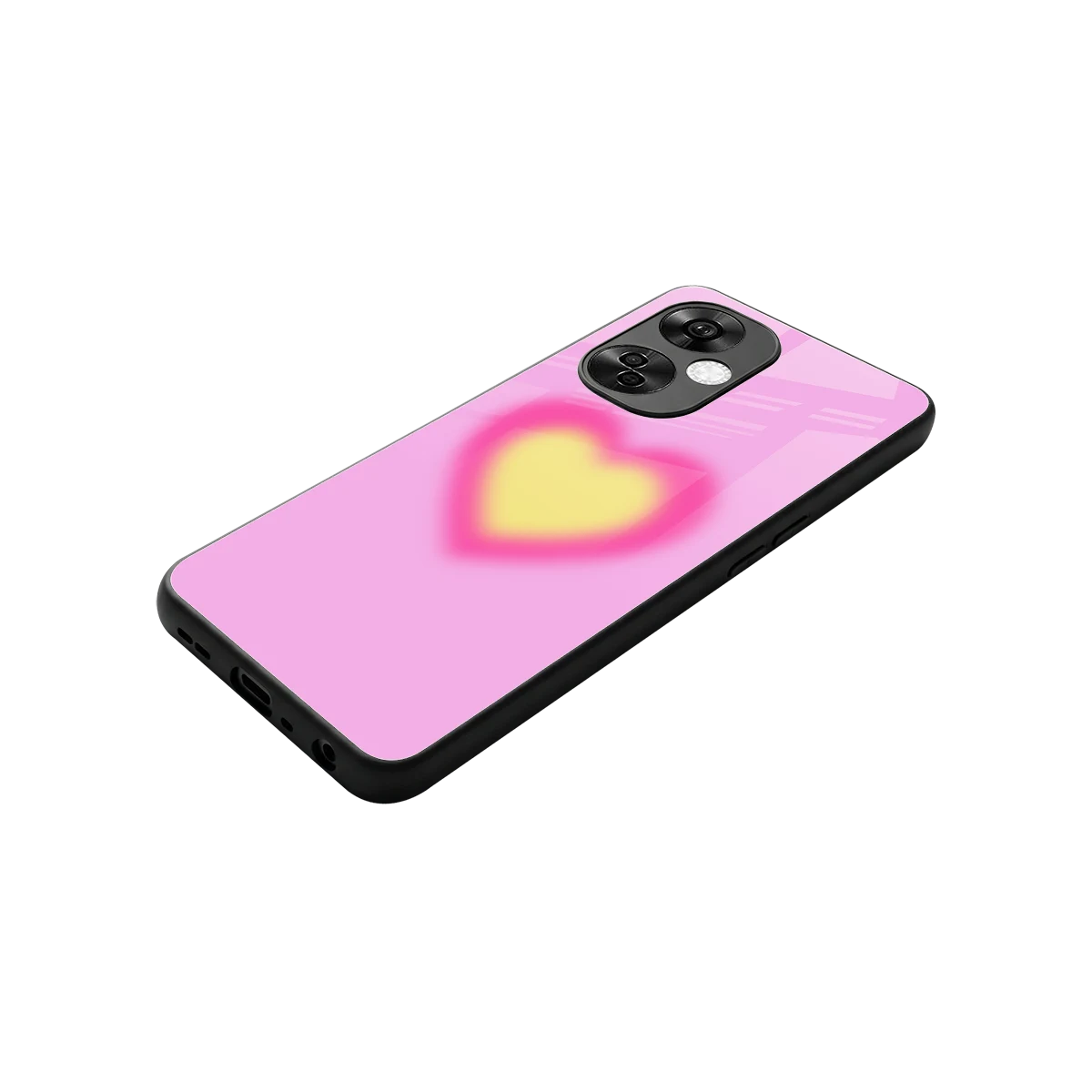 Heart Spectrum stylish phone case for oneplus nord ce 3 lite | glossy glass and slim fit