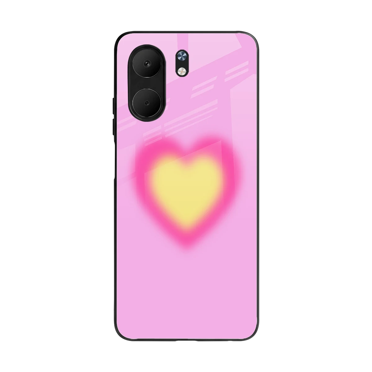 Heart Spectrum back phone cover | glass case for oppo a5x 5g