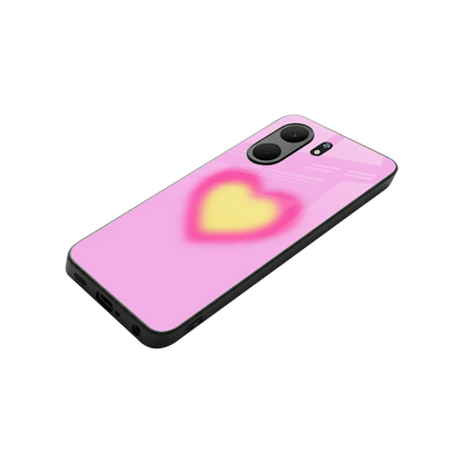 Heart Spectrum stylish phone case for oppo a5x 5g | glossy glass and slim fit