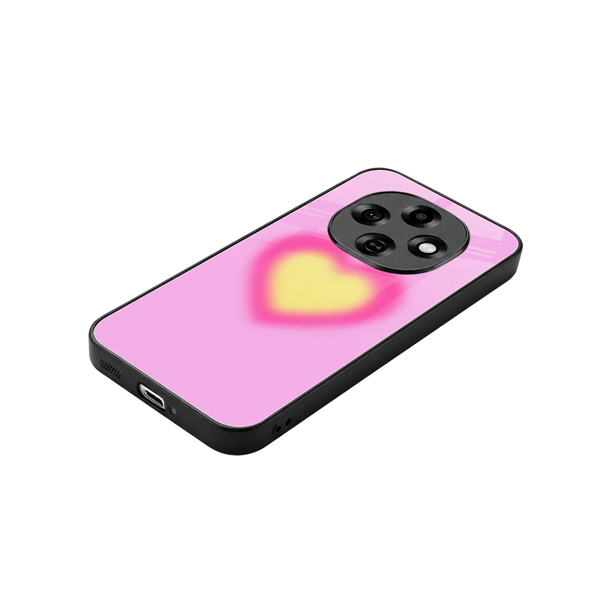 Heart Spectrum stylish phone case for oppo f31 pro 5g | glossy glass and slim fit