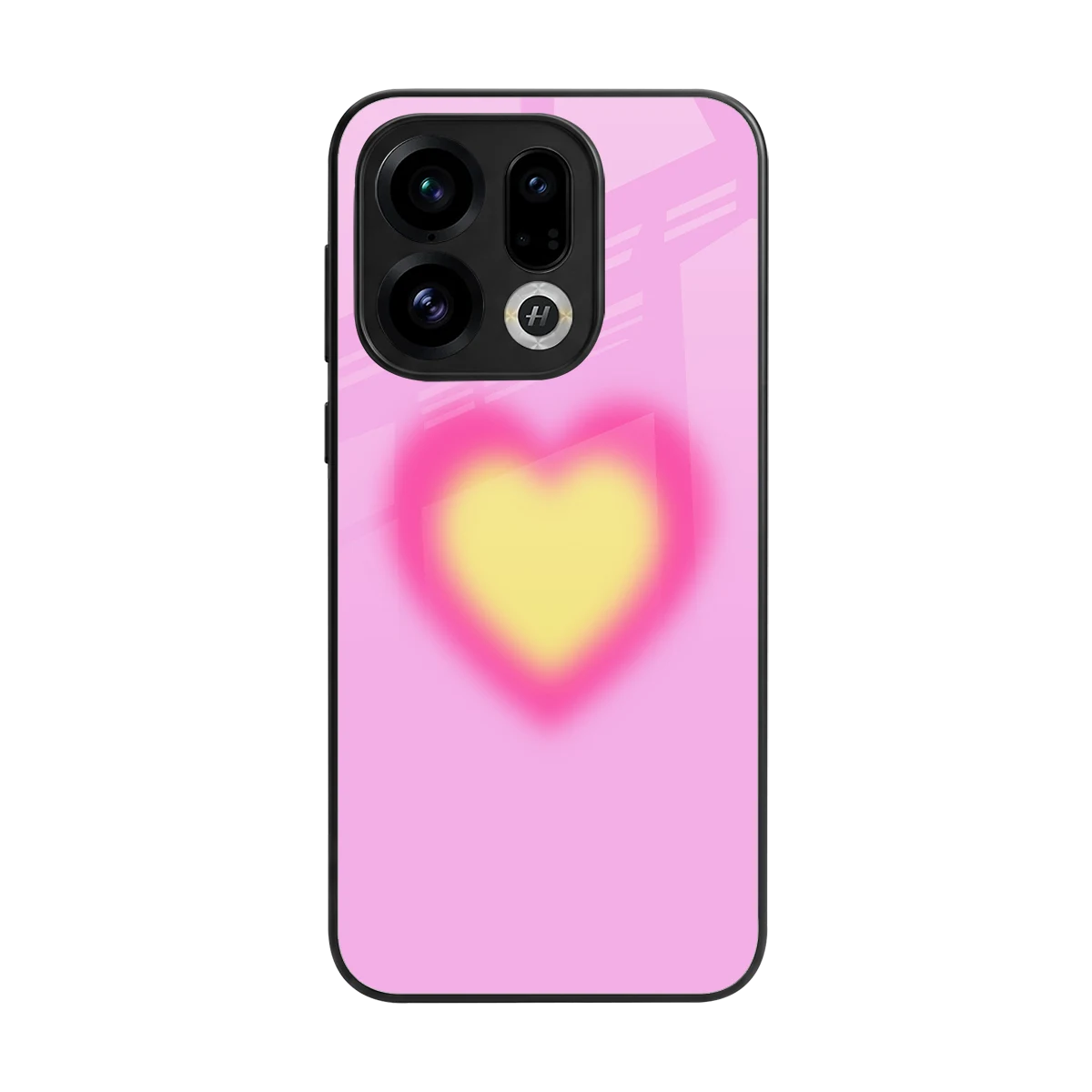 Heart Spectrum back phone cover | glass case for oppo find x9