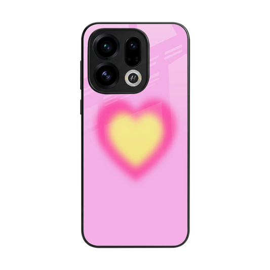 Heart Spectrum back phone cover | glass case for oppo find x9