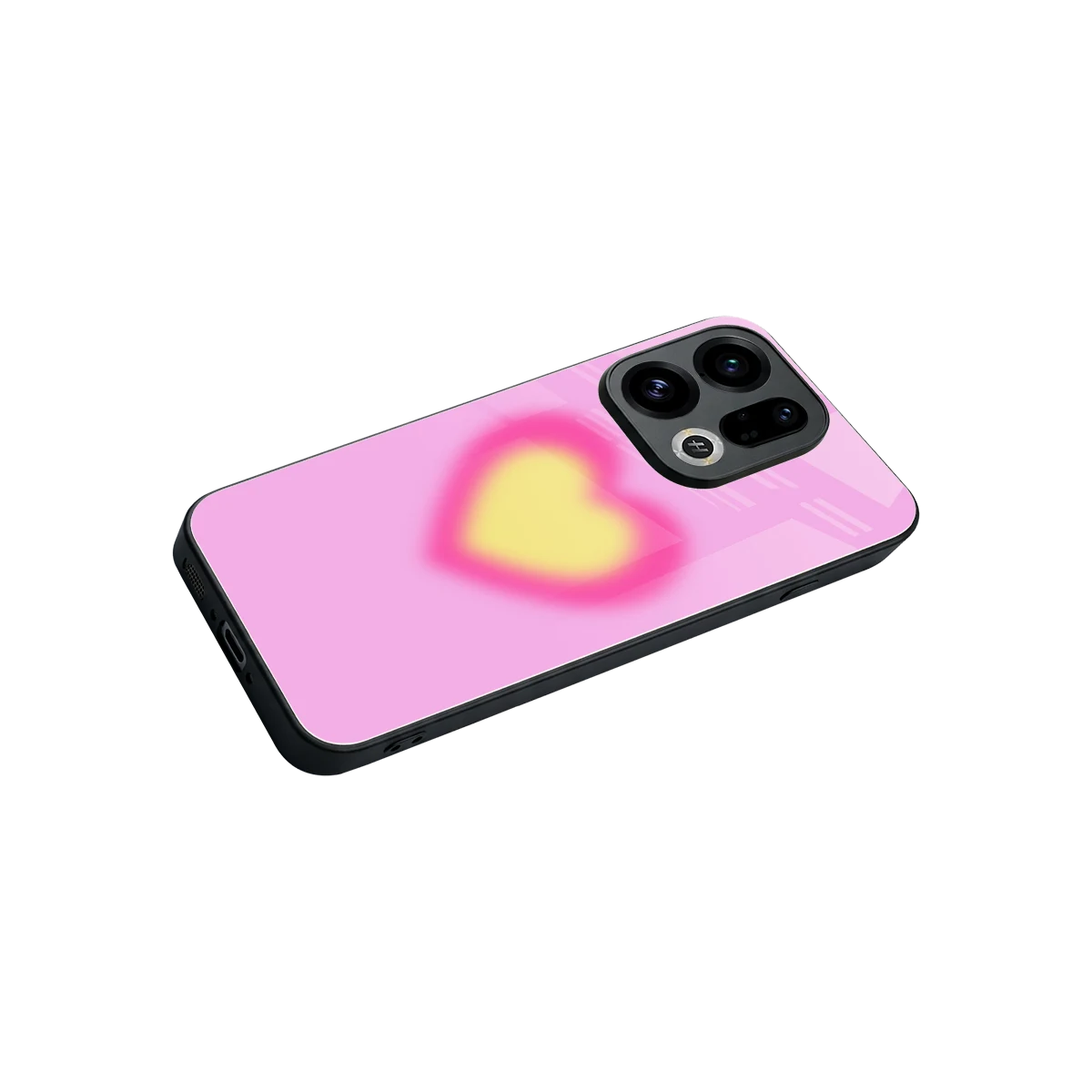 Heart Spectrum stylish phone case for oppo find x9 | glossy glass and slim fit