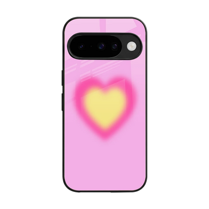 Heart Spectrum back phone cover | glass case for google pixel 10