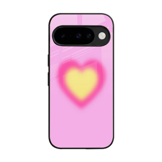 Heart Spectrum back phone cover | glass case for google pixel 10