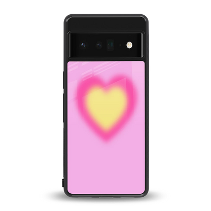 Heart Spectrum back phone cover | glass case for google pixel 6 pro