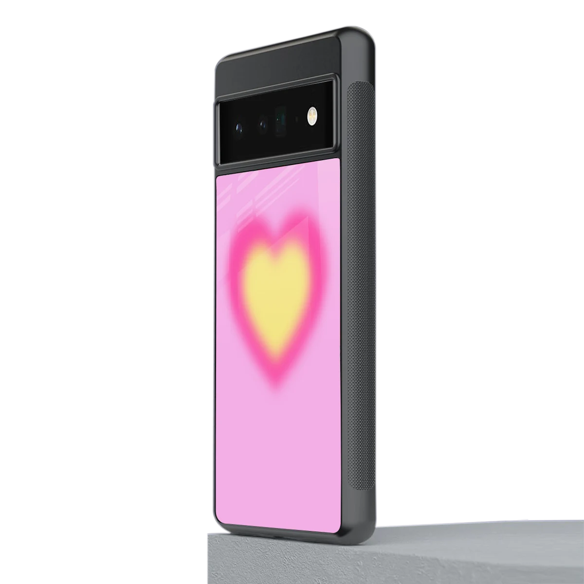 Heart Spectrum stylish phone case for google pixel 6 pro | glossy glass and slim fit