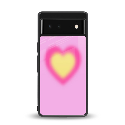 Heart Spectrum back phone cover | glass case for google pixel 6