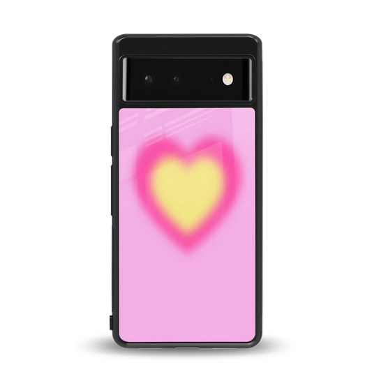 Heart Spectrum back phone cover | glass case for google pixel 6a