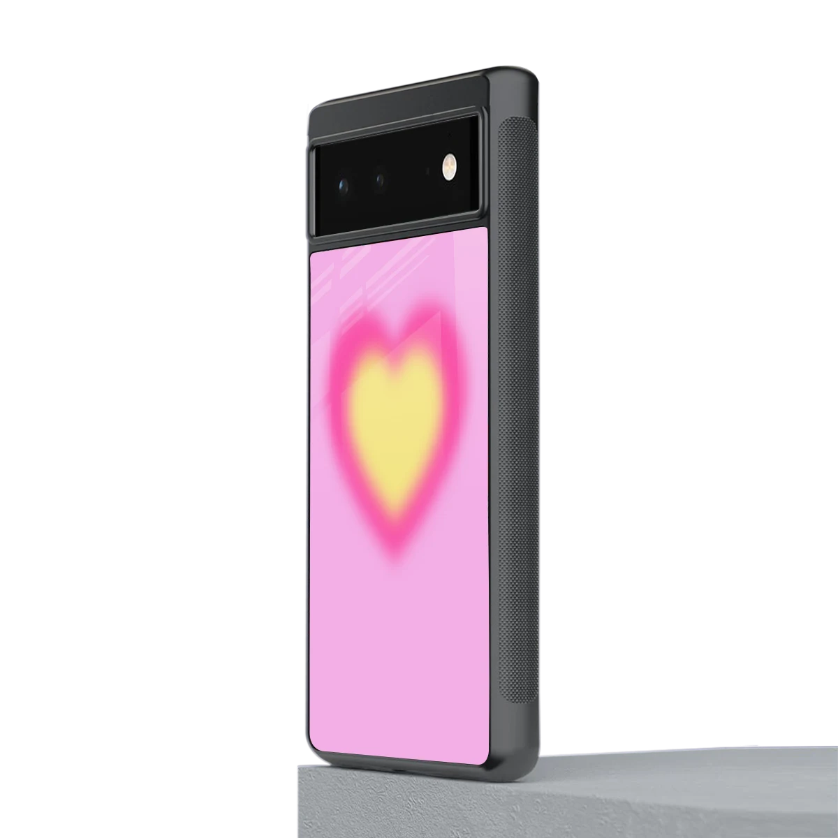 Heart Spectrum stylish phone case for google pixel 6 | glossy glass and slim fit