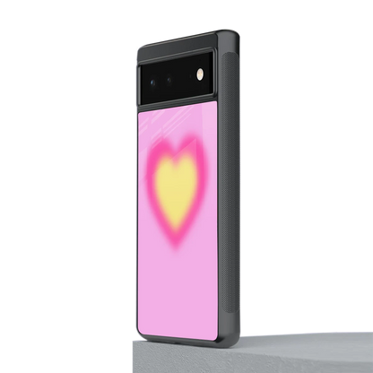 Heart Spectrum stylish phone case for google pixel 6 | glossy glass and slim fit