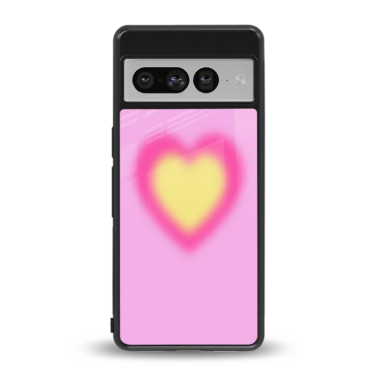 Heart Spectrum back phone cover | glass case for google pixel 7 pro