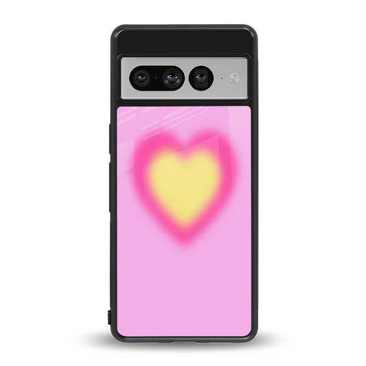 Heart Spectrum back phone cover | glass case for google pixel 7 pro