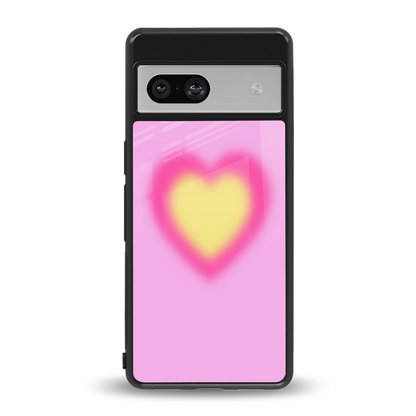 Heart Spectrum back phone cover | glass case for google pixel 7a