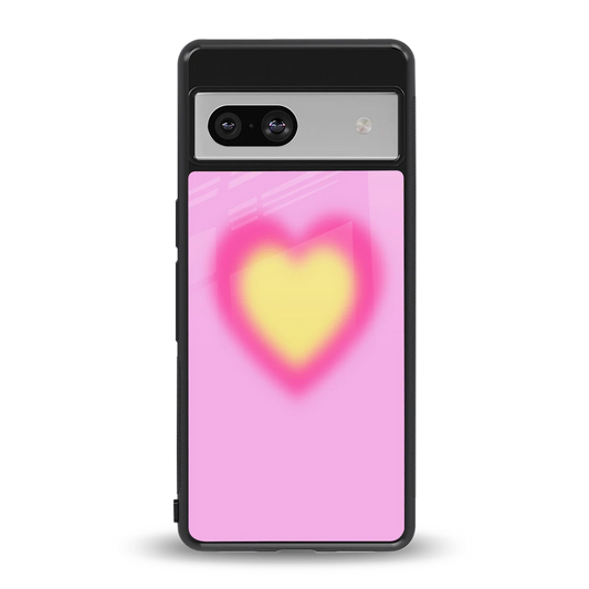 Heart Spectrum back phone cover | glass case for google pixel 7