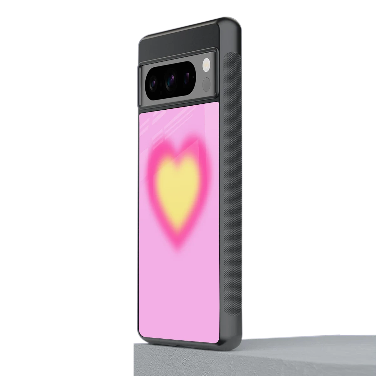 Heart Spectrum stylish phone case for google pixel 8 pro | glossy glass and slim fit