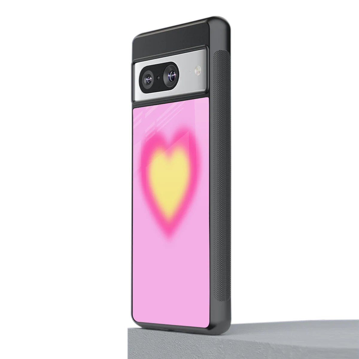 Heart Spectrum stylish phone case for google pixel 8 | glossy glass and slim fit