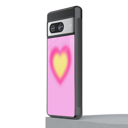 Heart Spectrum stylish phone case for google pixel 8 | glossy glass and slim fit
