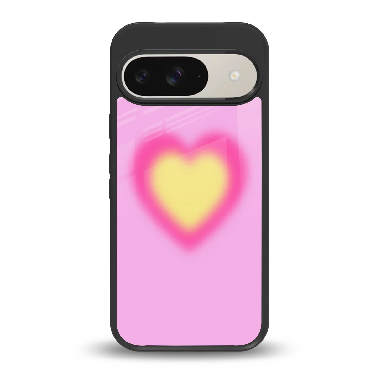 Heart Spectrum back phone cover | glass case for google pixel 9