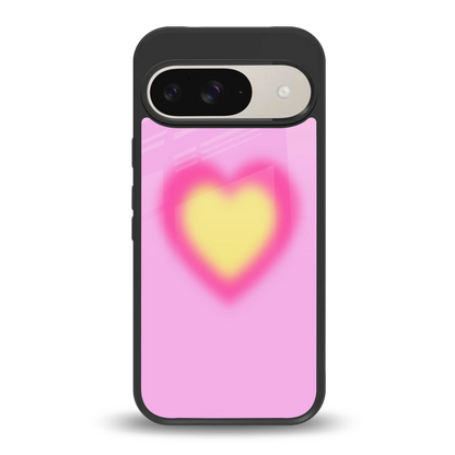 Heart Spectrum back phone cover | glass case for google pixel 9