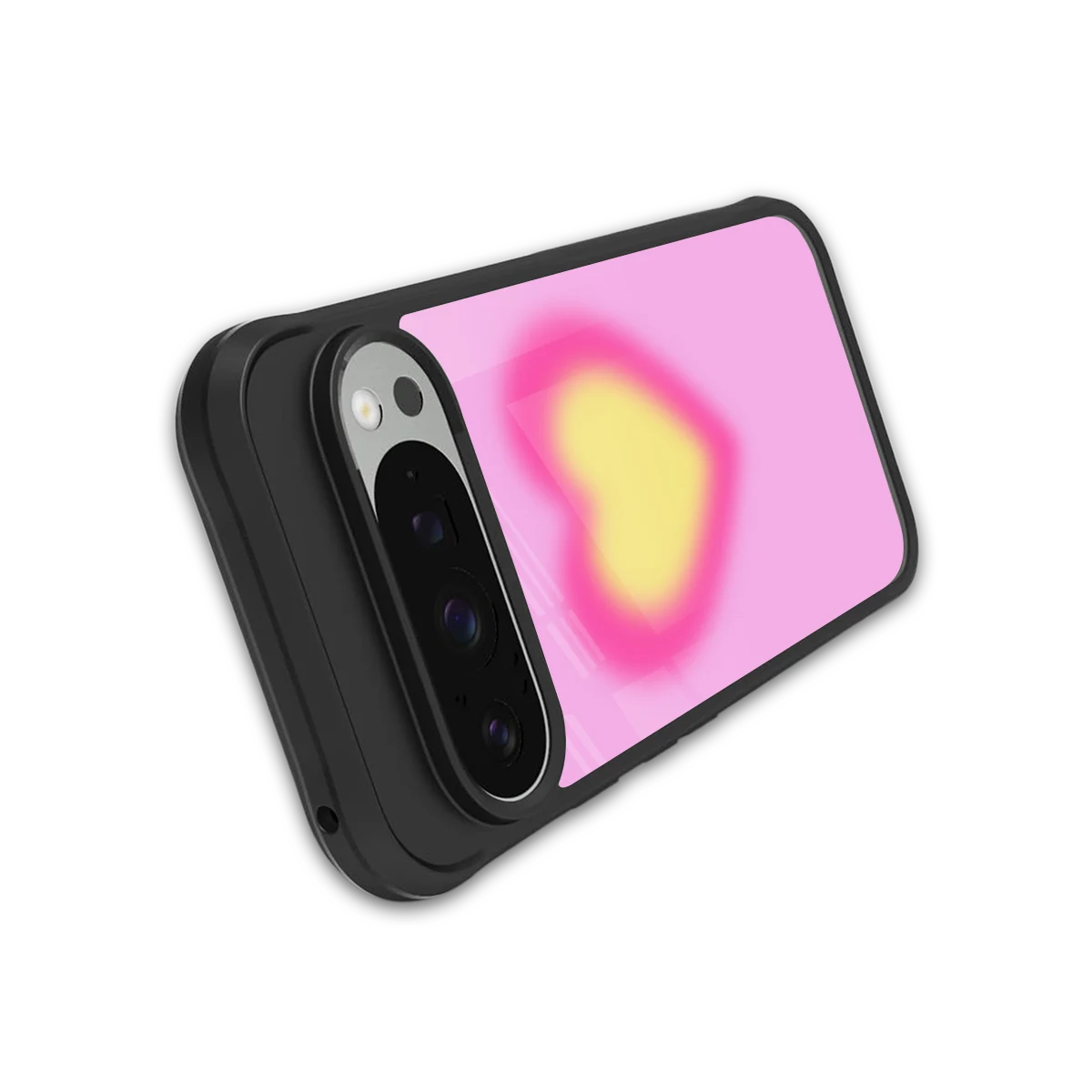 Heart Spectrum stylish phone case for google pixel 9 pro xl | glossy glass and slim fit