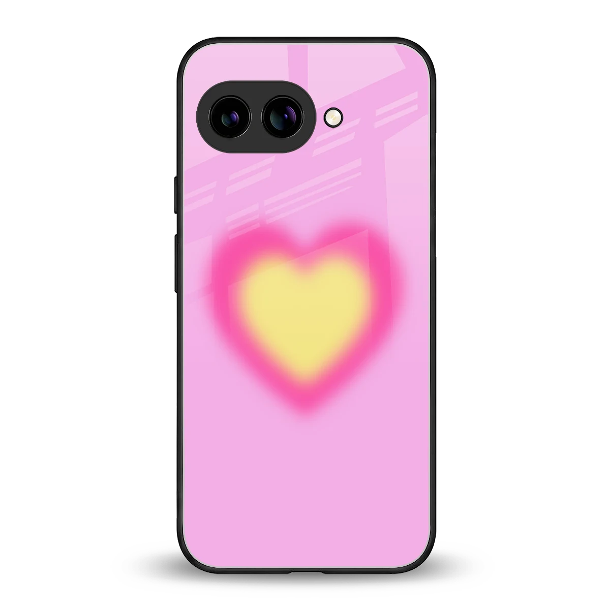 Heart Spectrum back phone cover | glass case for google pixel 9a