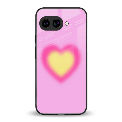 Heart Spectrum back phone cover | glass case for google pixel 9a