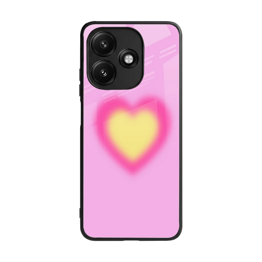 Heart Spectrum back phone cover | glass case for redmi 12 5g