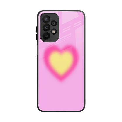 Heart Spectrum back phone cover | glass case for samsung galaxy a23