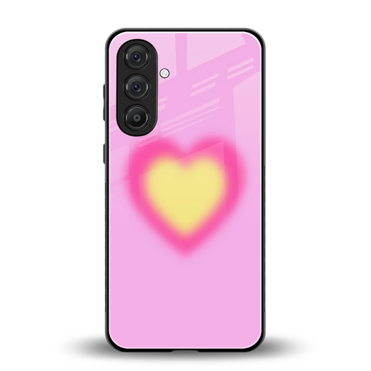 Heart Spectrum back phone cover | glass case for samsung galaxy m36 5g