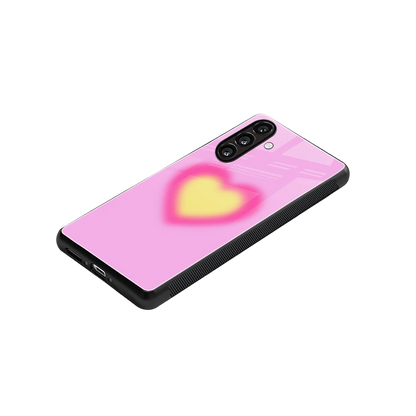 Heart Spectrum stylish phone case for samsung galaxy m35 5g | glossy glass and slim fit