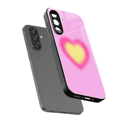 Heart Spectrum sleek samsung galaxy a37 5g cover with tempered glass back and TPU edges