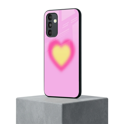 Heart Spectrum samsung galaxy m14 5g mobile cover | shockproof glass phone case