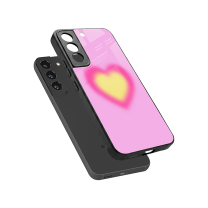 Heart Spectrum sleek samsung galaxy s22 cover with tempered glass back and TPU edges